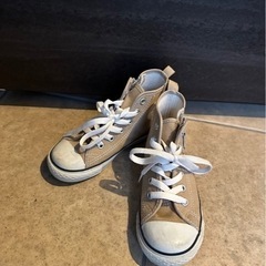 converse 18センチ　先日ムラスポ購入　人気ベージュ　ハ...