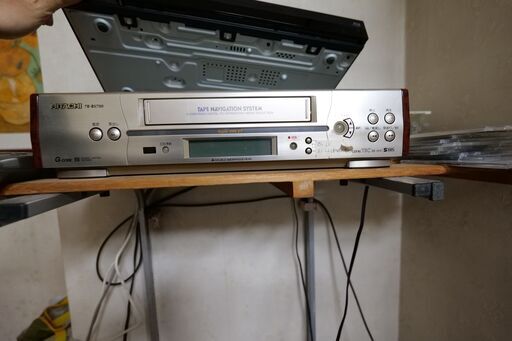 HITACHI 日立 S-VHS ビデオデッキ 7B-BS700 リモコン付き 希少