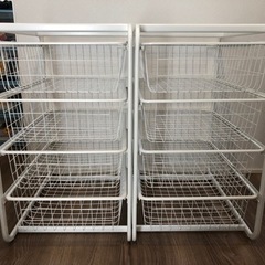 IKEA イケア　アルゴート　メッシュ　4段　2セット