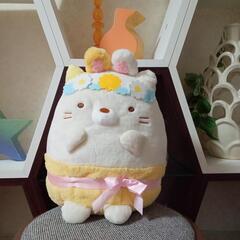 すみっコぐらし　ねこ　BIG　ぬいぐるみ◆ちいかわ　お文具　オパ...