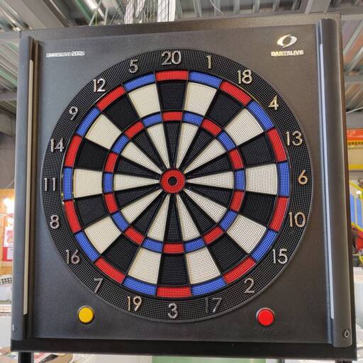 愛品倶楽部柏店】ダーツライブ200S 家庭用ダーツボード スタンド付き 