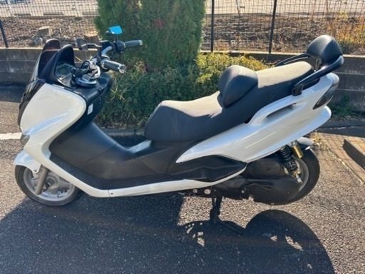 ヤマハ　マジェスティ125 Fi インジェクション　白　カスタム　07年　最終型 ヤマハ マジェスティ125 Fi インジェクション 白 カスタム 07年 最終型