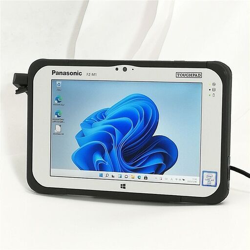 送料無料 7型 タブレット Panasonic TOUGHPAD FZ-M1F150XVJ 中古良品 CoreM5 高速SSD 無線 Bluetooth webカメラ Windows11 Office