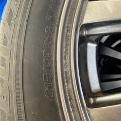 スタッドレスタイヤ 215 /60R16 年末には処分予定です?