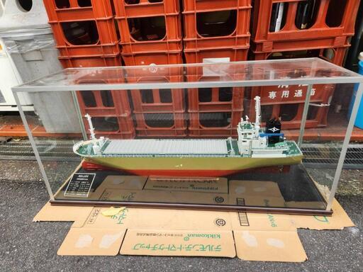 【値下げ歓迎】喜運丸、船の模型、ガラスケース含む。