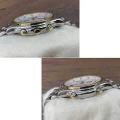 SEIKO 腕時計 ムーンフェイズ 7T36-6A80 メンズ クォーツ デイト クロノグラフ ケース付き 動作未確認 ジャンク扱い 札幌市手稲区