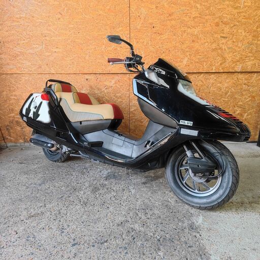 フュージョンX　MF02　花札柄　自賠責　令和10年12月迄　前後タイヤ/バッテリー/プラグ新品 フュージョンX MF02 花札柄 自賠責 令和10年12月迄 前後タイヤ/バッテリー/