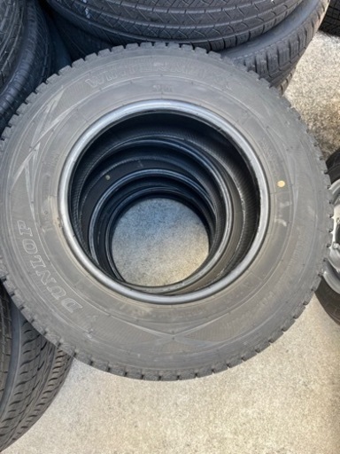 DUNLOP（ダンロップ） 中古 165R13 6PR LT スタッドレスタイヤホイール 