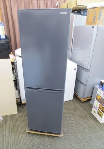 ■アイリスオーヤマ　2ドア冷蔵庫　162Ｌ　2021年製　引き出しタイプ　IRSE-16A-HA
