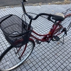 【26インチ自転車】変速なし　前後タイヤ新品❗️ブリヂストン製タイヤ使用❗️前カゴ、グリップ新品❗️若林自転車　膳所店　SALE中❗️ 26インチ自転車】変速なし 前後タイヤ新品❗️ブリヂストン製タイヤ