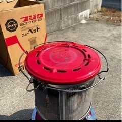 フジカ石油ストーブ　ニューペット　ダンボール+ストーブケース+替芯+説明書(ニューペット) 去年まで使用