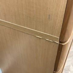 売約済み【BY REUSE 出水店 出張買取•見積完全無料¥0】3頭食器棚　ガラス戸　木目