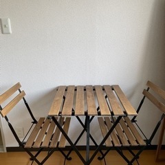 【値下げ中！！】IKEA テルノーテーブル　
