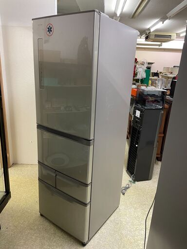 (a)東芝ノンフロン冷凍冷蔵庫 GR-F43G(NU) 426L 2013年 幅60cm奥行70.3cm高さ181.6cm 説明欄必読