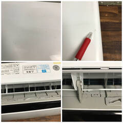 🔷🔶🔷WY9/45 SHARP シャープ ルームエアコン AC-258FT 室外機 AU-258FTY 2018年製 おもに8畳 100V リモコン付 プラズマクラスター 省エネ◆🔷🔶🔷