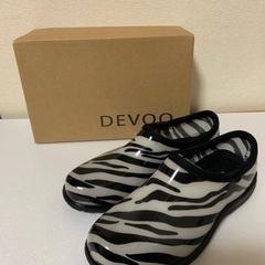 未使用　DEVOO レインシューズ　8号【25cm】レディース