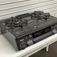激安‼️16年製PALOMAガスコンロ2口IC-N86KB-L LPガス用🌟N272
