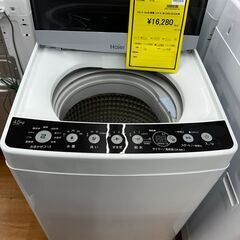 S仕/4.5kg洗濯機/ハイアール/JW-C45D/2019年製