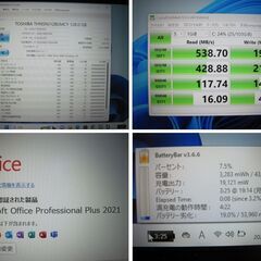 タッチパネル/Win11/東芝dynabook R63/P Core i5-5300U/2.30GHz 8GB 