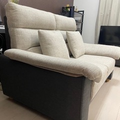 2人用ソファ 定価87000円、使用期間1ヶ月！