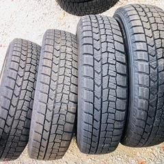 冬タイヤ 155/65R14 軽用アルミ付2020年製スタッドレス4本組