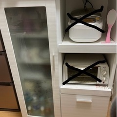 【ネット決済】9、10、11日引き取り可能な方優先！食器棚