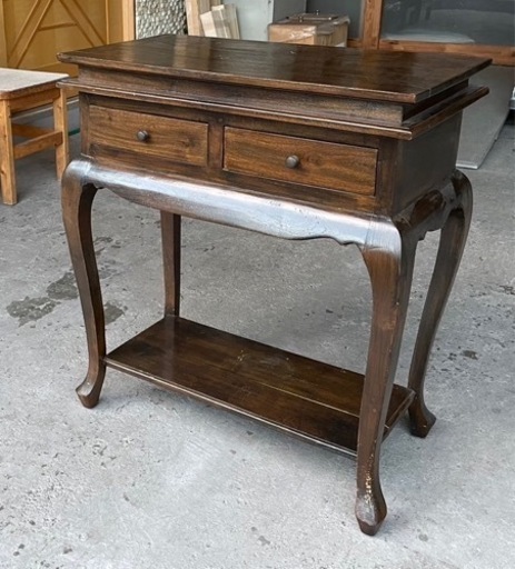 【メンテナンス済/陳列棚にどうぞ】antique console table