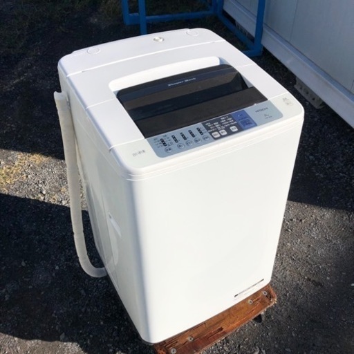 洗濯機　HITACHI 8キロ　NE-80B  2018年式　白い約束