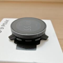 スント９ピーク　オールブラック　アウトドアウォッチ