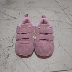 (62)13cm asics ピンク色の靴