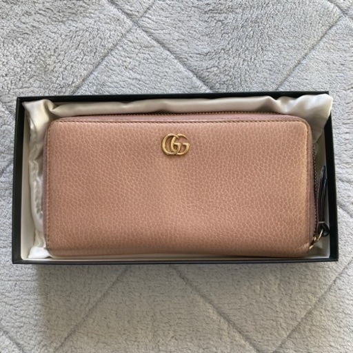人気型！現役！GUCCI 長財布　ピンクゴールド