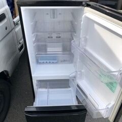 福岡市内配送無料　三菱 2ドア冷蔵庫（146L） MR-P15Z-B サファイアブラック