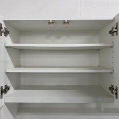 ニトリ キッチンボード ソレル 幅100 ホワイト レンジボード NITORI 食器棚 中古家具 店頭引取歓迎 R7799