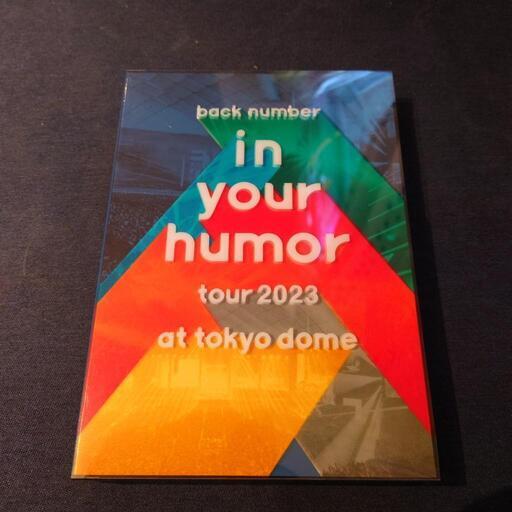 back number/in your humor tour 2023 at 東京ドーム〈初回限定盤・2枚組〉