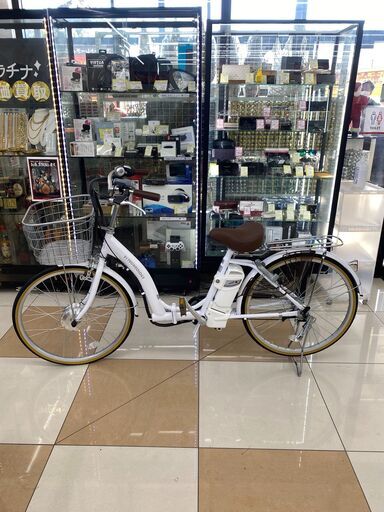 21テクノロジー/電動自転車/24インチ/3段変速/白/ホワイト/未使用品/メーカー1年保証