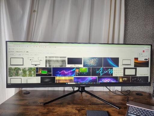 超ワイドモニター　美品　INNOCN 43.8インチ モニター, 3840*1080 ウルトラワイド pc モニター ワイドモニター