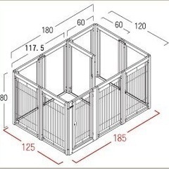 ペットサークル サークルプラス F80 XLp メッシュ