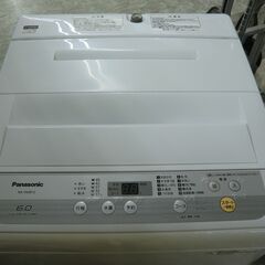 Panasonic 全自動洗濯機 ステンレス槽 6.0kg 2019年製 NA-F60B12
