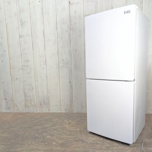 12/16 販売済ST Haier 冷凍冷蔵庫 JR-NF148A 2ドア 右開き 148L キズ・汚れ有 動作確認済み 2017年製 菊