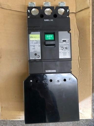 日東工業　漏電ブレーカ　ge403a 400AF FVH