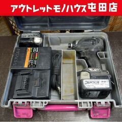 日立工機 インパクトドライバ WH14DBAL 14.4V バッ...