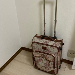 【無料】レアなレストローズ　スーツケース　キャスター付きバッグ　...