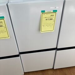 ﾊｲｾﾝｽ　2ﾄﾞｱ冷蔵庫　HG-1365