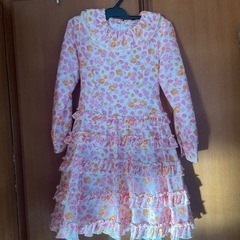 花柄ワンピース　ドレス　130