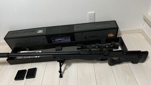 東京マルイ L96AWS ブラック+付属品【現金手渡可】