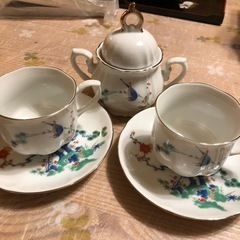 ［未使用品］茶器セットと有田焼のお茶碗（8こ）