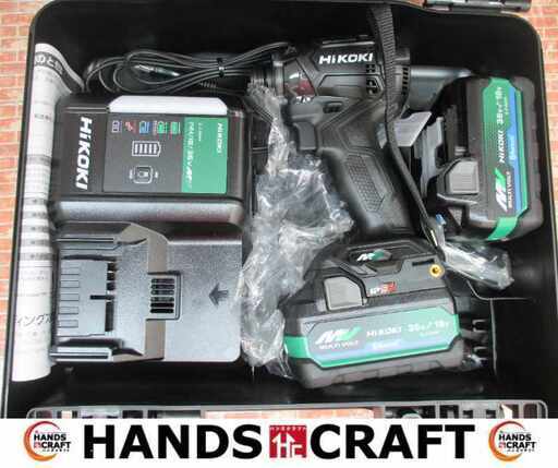 HIKOKI ハイコーキ WH36DC2XPS インパクトドライバ 36V バッテリー×2 充電器 未使用 【ハンズクラフト宜野湾店】
