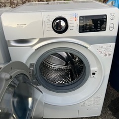 アイリスオーヤマ2019年製7.5㎏ドラム式洗濯機HD71 動作確認済み IRIS
