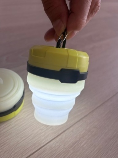 キャンプ用LED ランタン乾電池式二つ