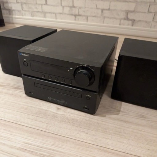 Bluetooth USB CD VERTEX STYLEマイクロシステムコンポ